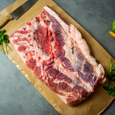 Свинина ребрышки мясные 900 г - купить в Лучке